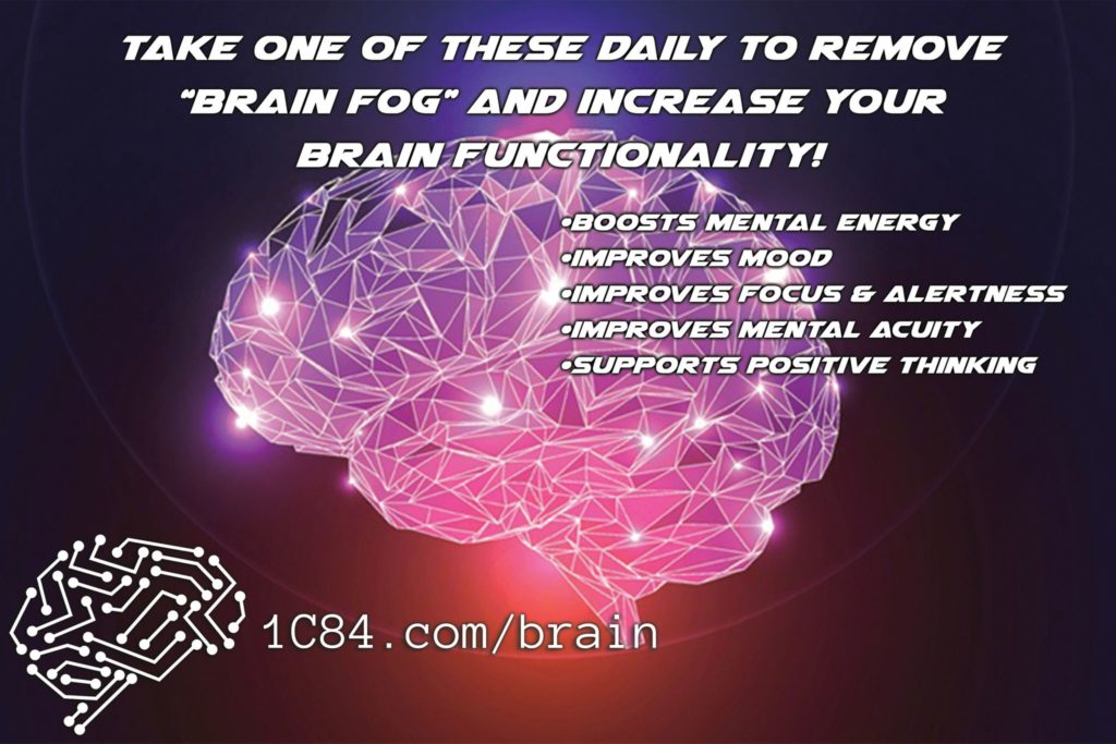 image of a brain and how this product helps your brain function