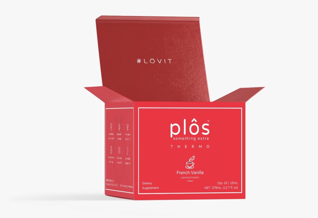 weight loss and coffee with a Plos box